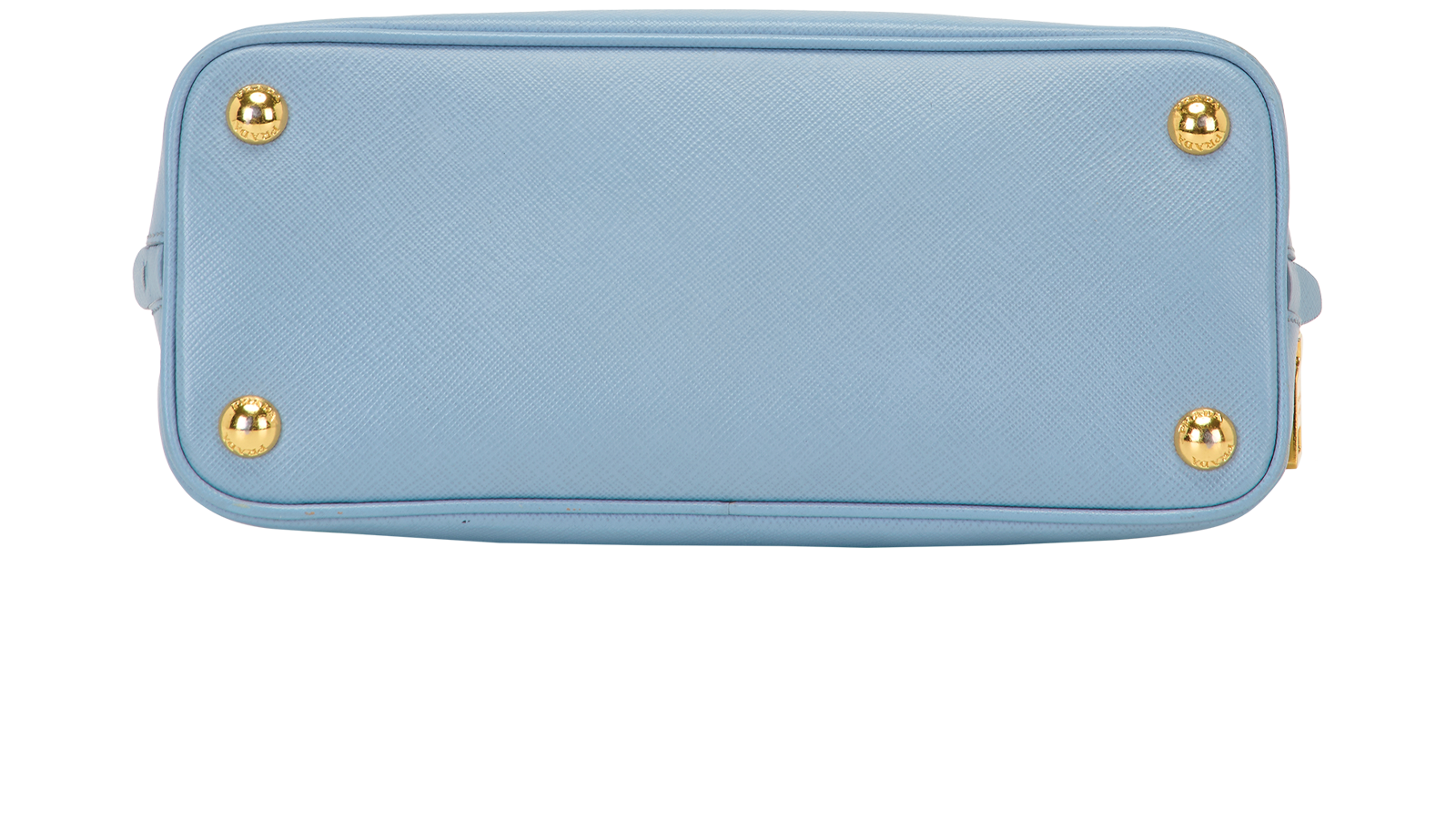 Small Promenade Tote, &pound;895, Handbags, Blue, Leather, Top view